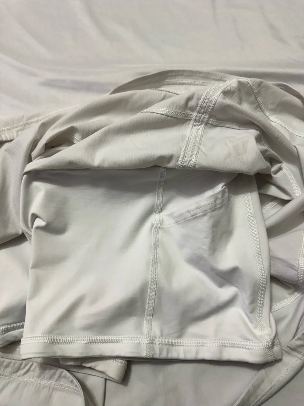 Lululemon White Pace Rival Skirt